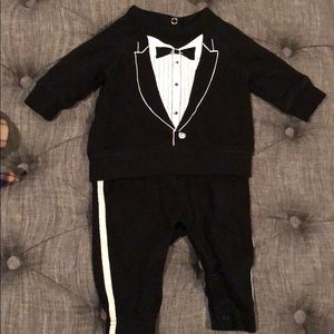 Gap Tuxedo Baby One Piece